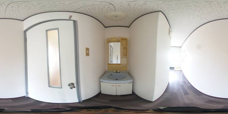 パノラマ画像洗面所
