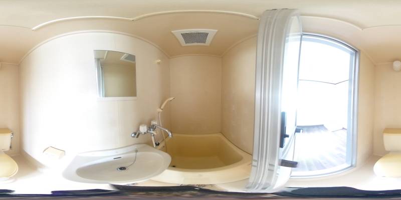 パノラマ画像バスルーム