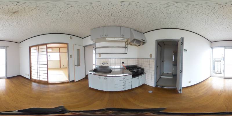 パノラマ画像キッチン
