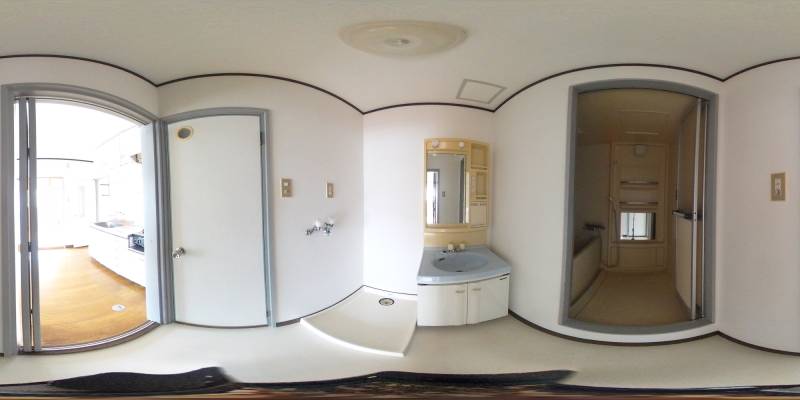 パノラマ画像洗面所