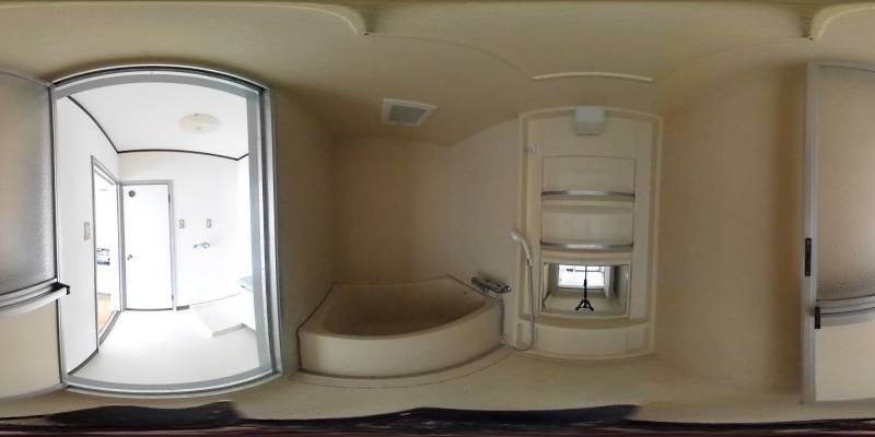 パノラマ画像バスルーム