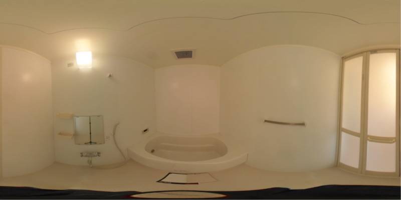 パノラマ画像バスルーム