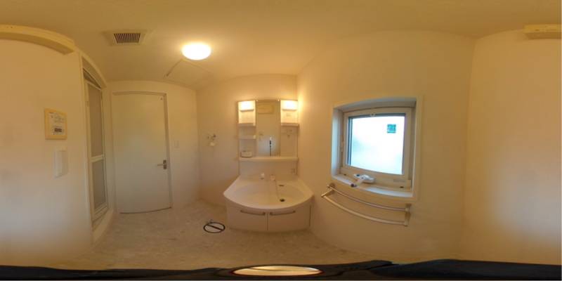 パノラマ画像洗面所