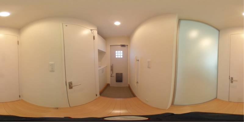 パノラマ画像玄関