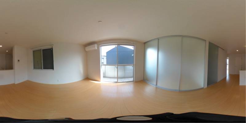 パノラマ画像リビング