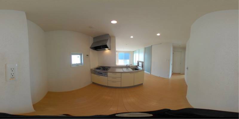 パノラマ画像キッチン