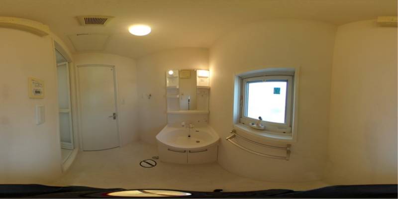 パノラマ画像洗面所