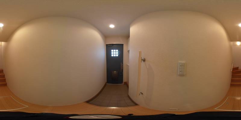 パノラマ画像玄関