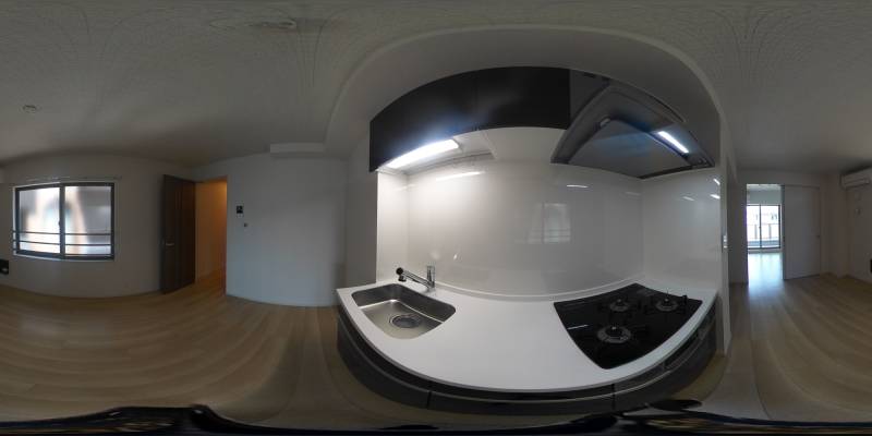 パノラマ画像キッチン