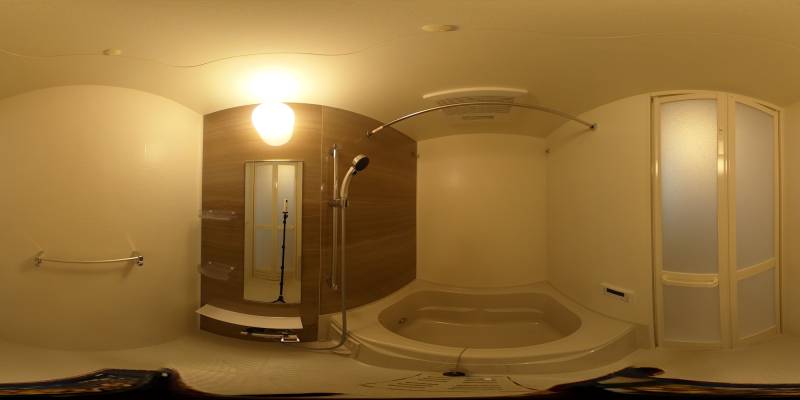 パノラマ画像バスルーム