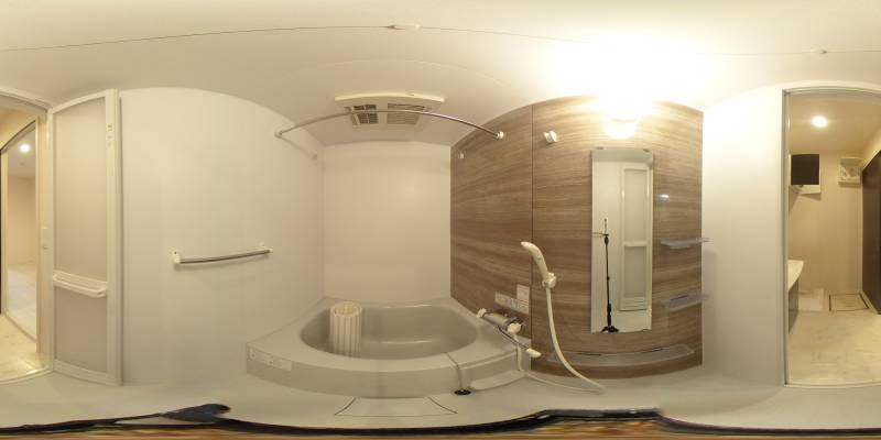 パノラマ画像バスルーム