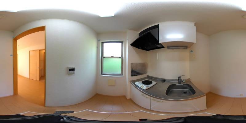 パノラマ画像キッチン