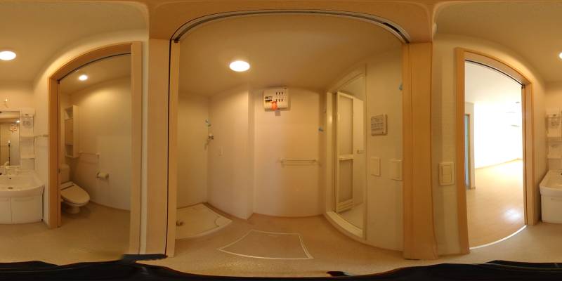 パノラマ画像洗面所
