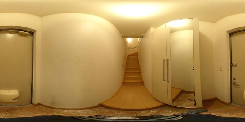 パノラマ画像玄関