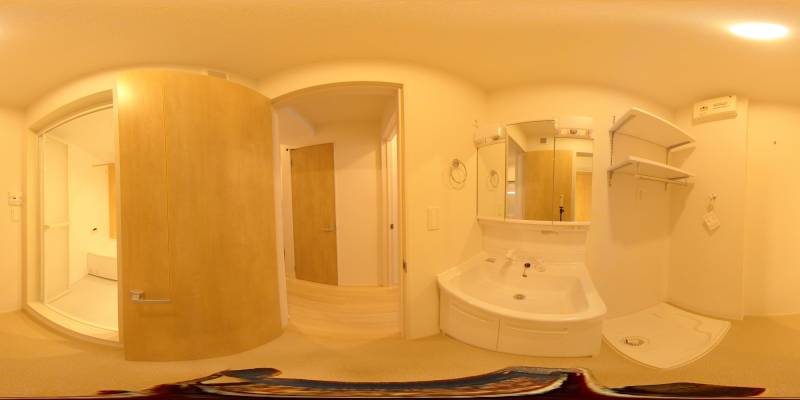 パノラマ画像洗面所