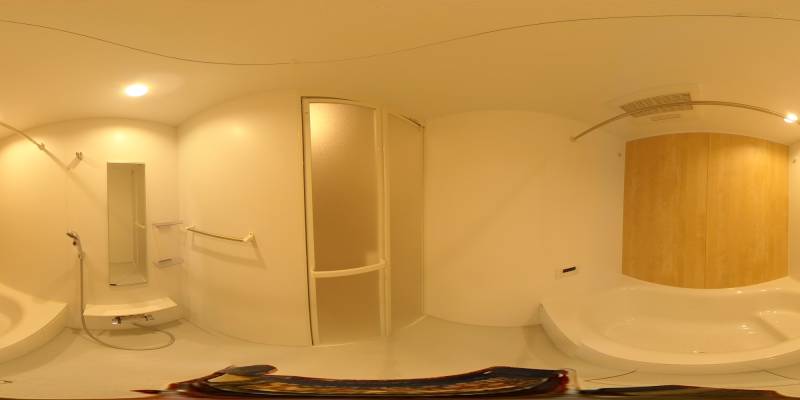 パノラマ画像バスルーム