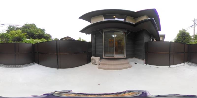 パノラマ画像バルコニー