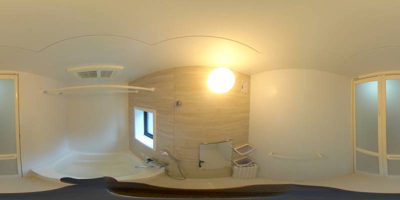 パノラマ画像バスルーム