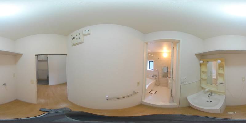 パノラマ画像洗面所