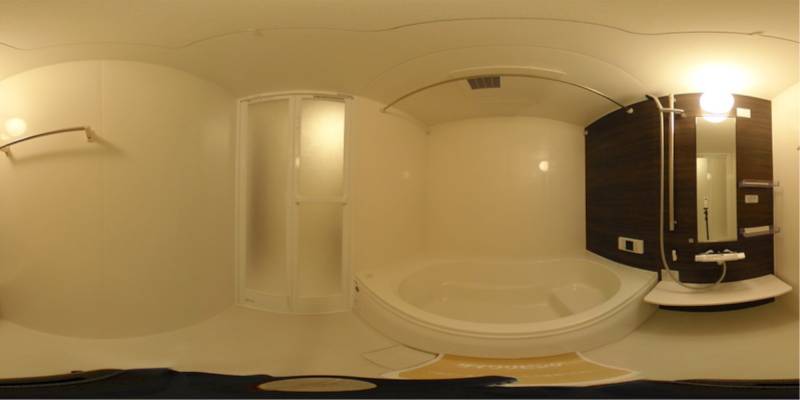 パノラマ画像バスルーム