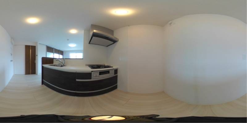 パノラマ画像キッチン