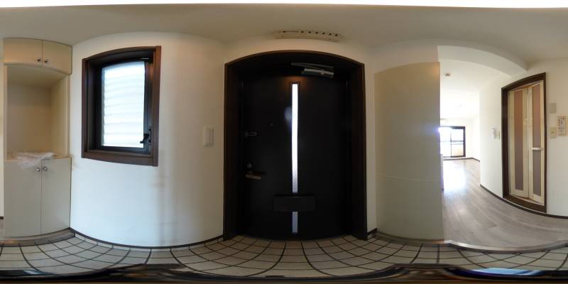 パノラマ画像玄関