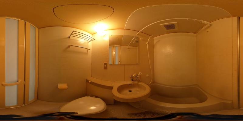 パノラマ画像バスルーム