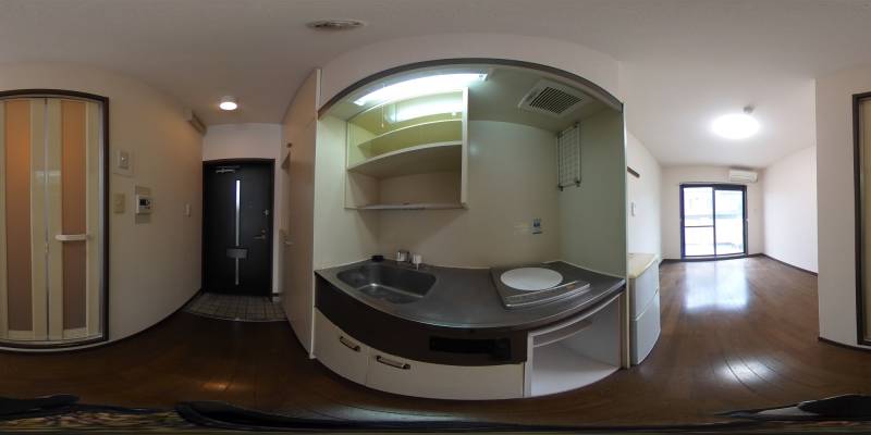 パノラマ画像キッチン