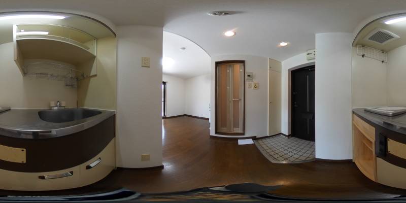 パノラマ画像キッチン