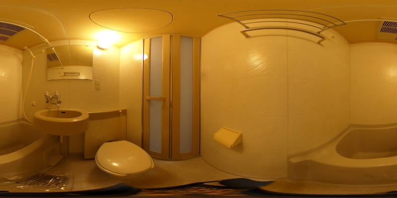 パノラマ画像バスルーム