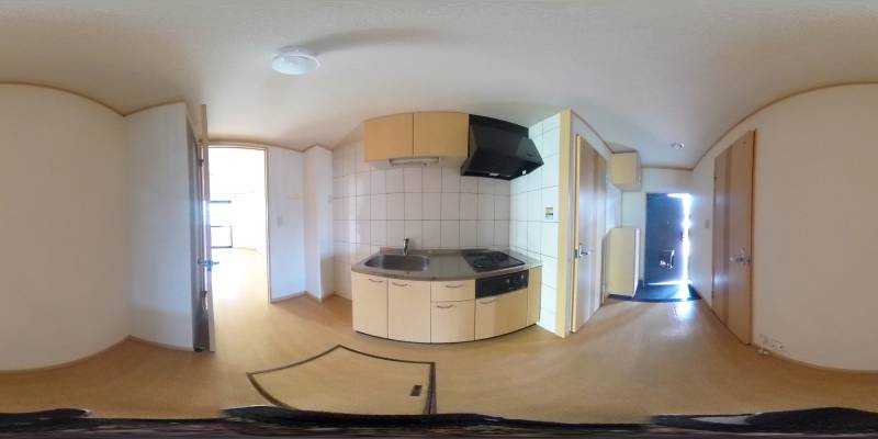 パノラマ画像キッチン