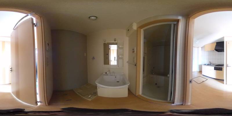 パノラマ画像洗面所