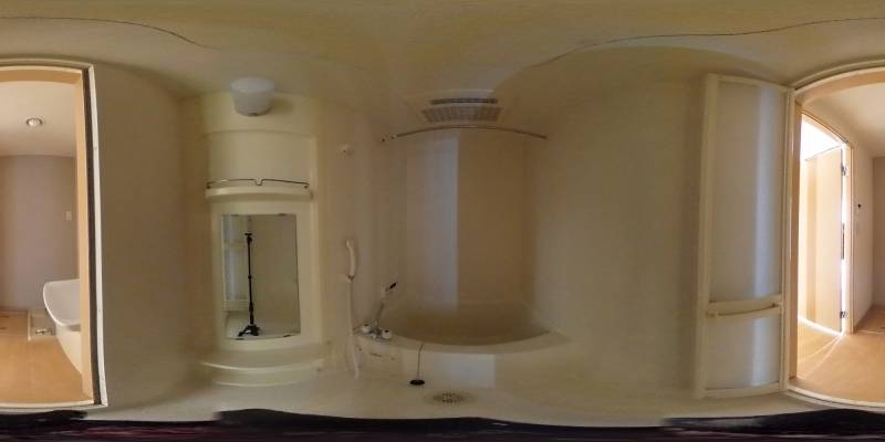 パノラマ画像バスルーム