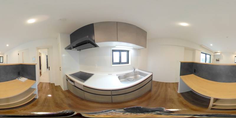 パノラマ画像キッチン