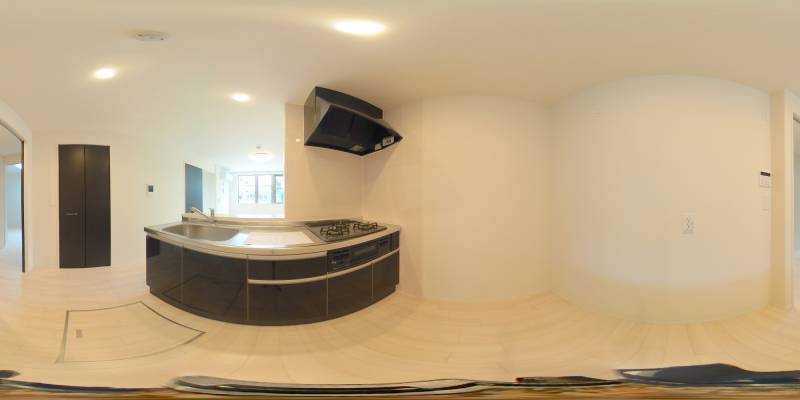 パノラマ画像キッチン