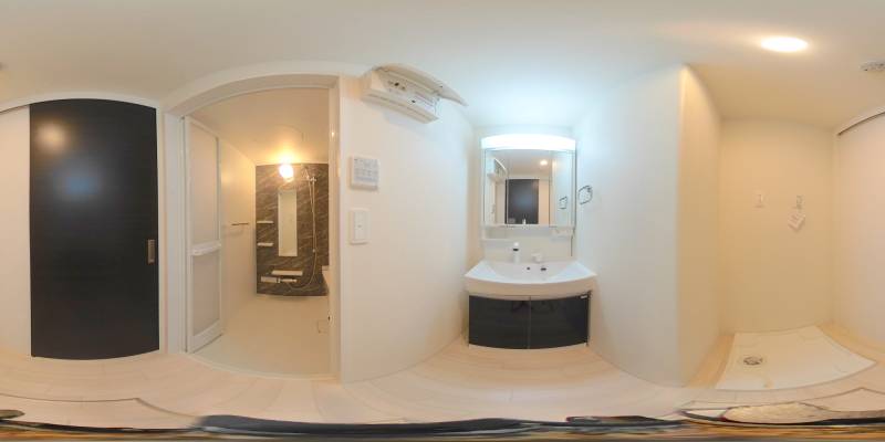 パノラマ画像洗面所