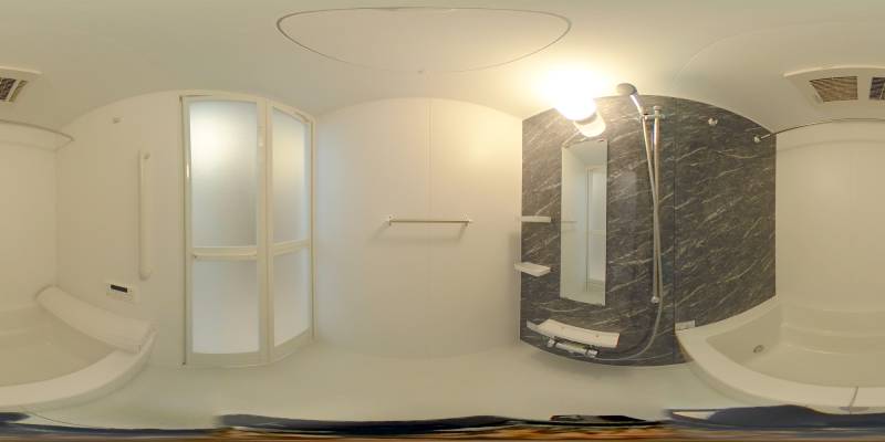 パノラマ画像バスルーム