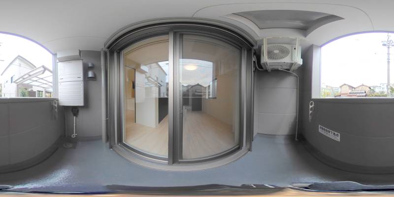 パノラマ画像バルコニー