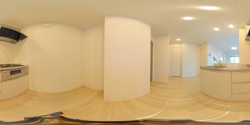 パノラマ画像キッチン