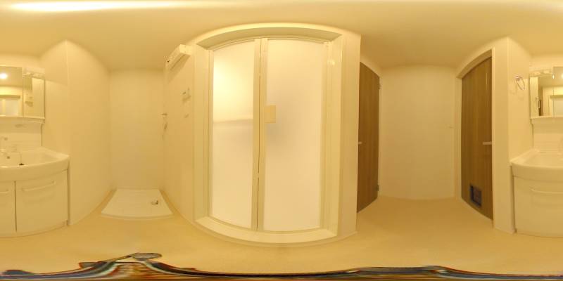 パノラマ画像洗面所