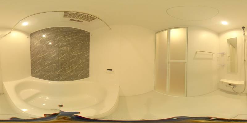 パノラマ画像バスルーム