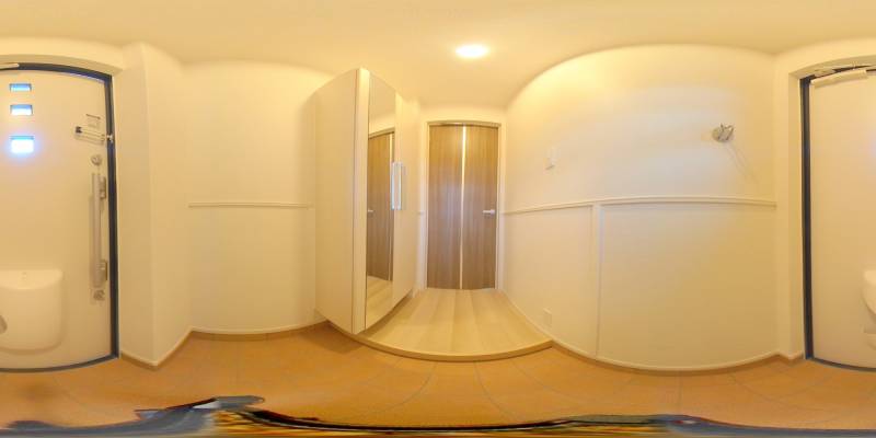 パノラマ画像玄関