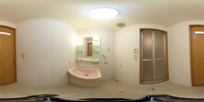 パノラマ画像洗面所