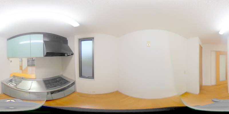 パノラマ画像キッチン