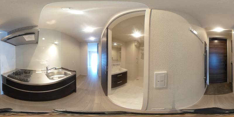 パノラマ画像キッチン