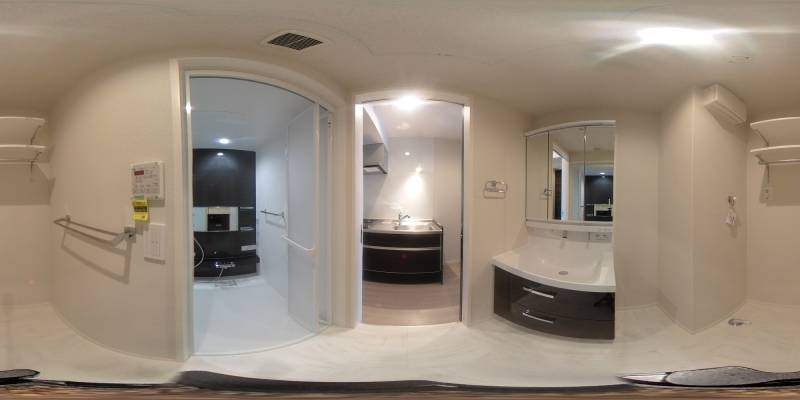 パノラマ画像洗面所