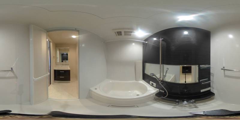 パノラマ画像バスルーム