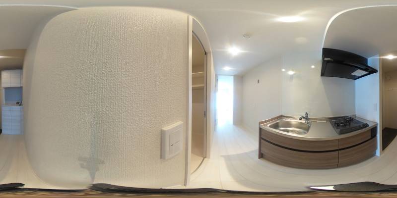 パノラマ画像キッチン