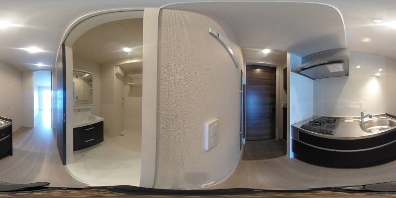 パノラマ画像キッチン