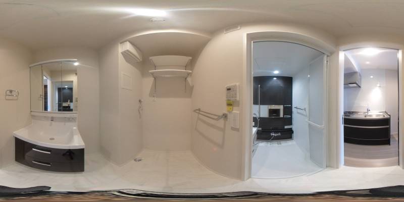 パノラマ画像洗面所